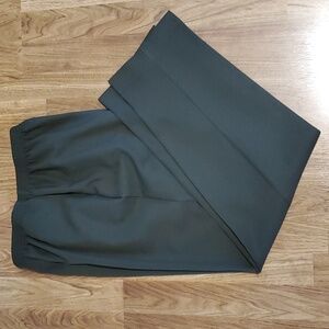 Alfred Dunner Womens Pull On Pants Size 12 Olive Green